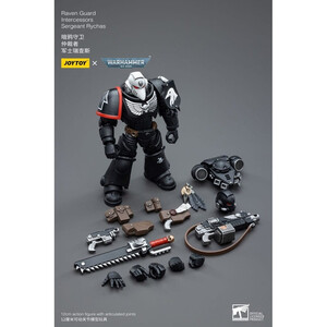 JoyToy Warhammer 40k 1/18 Scale Action Figure Raven Guard Intercessors Sergeant Rychas 