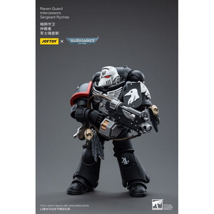 JoyToy Warhammer 40k 1/18 Scale Action Figure Raven Guard Intercessors Sergeant Rychas 