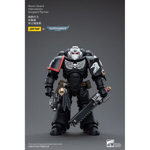 JoyToy Warhammer 40k 1/18 Scale Action Figure Raven Guard Intercessors Sergeant Rychas 