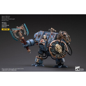 JoyToy Warhammer 40k 1/18 Scale Action Figure Space Marines Space Wolves Venerable Dreadnought Brother Hvor 