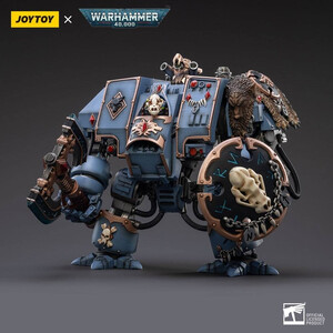 JoyToy Warhammer 40k 1/18 Scale Action Figure Space Marines Space Wolves Venerable Dreadnought Brother Hvor 