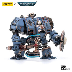 JoyToy Warhammer 40k 1/18 Scale Action Figure Space Marines Space Wolves Venerable Dreadnought Brother Hvor 