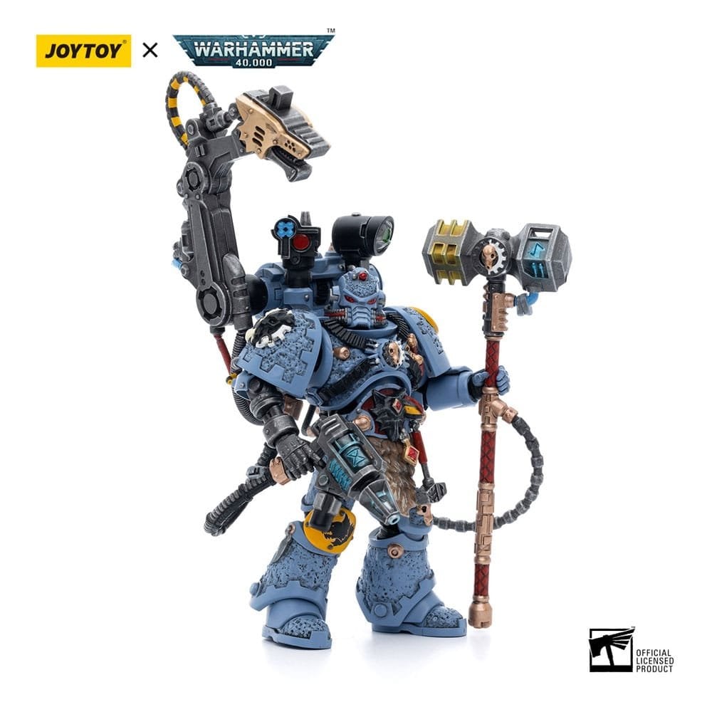 JoyToy Warhammer 40k 1/18 Scale Action Figure Space Wolves Iron Priest Jorin Fellhammer 