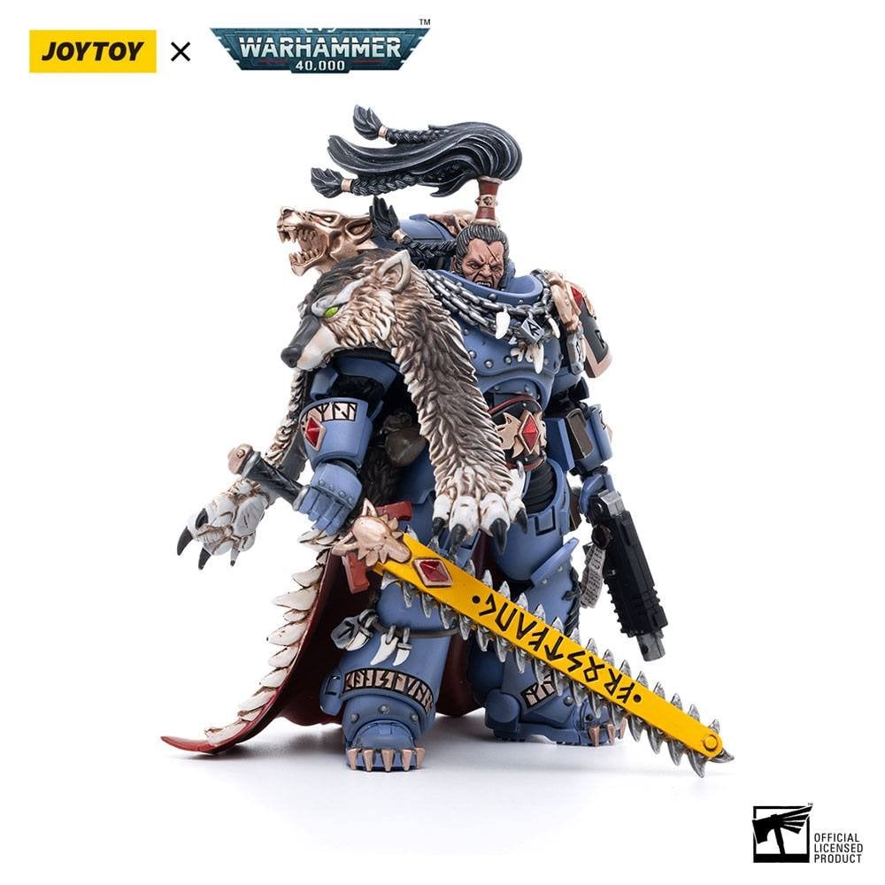 JoyToy Warhammer 40k 1/18 Scale Action Figure Space Wolves Ragnar Blackmane 