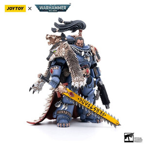 JoyToy Warhammer 40k 1/18 Scale Action Figure Space Wolves Ragnar Blackmane 