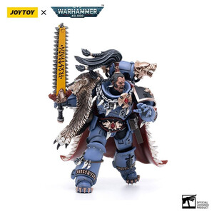 JoyToy Warhammer 40k 1/18 Scale Action Figure Space Wolves Ragnar Blackmane 