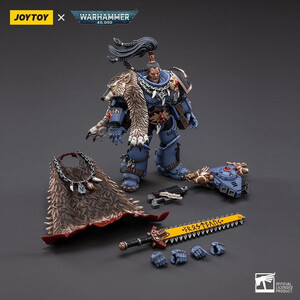 JoyToy Warhammer 40k 1/18 Scale Action Figure Space Wolves Ragnar Blackmane 
