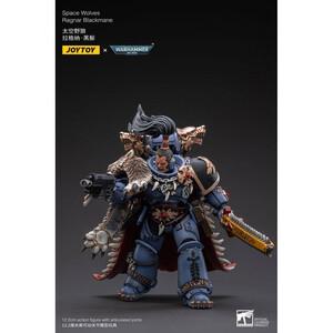JoyToy Warhammer 40k 1/18 Scale Action Figure Space Wolves Ragnar Blackmane 
