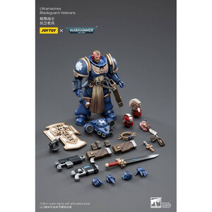 JoyToy Warhammer 40k 1/18 Scale Action Figure Ultramarines Bladeguard Veteran 