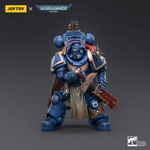JoyToy Warhammer 40k 1/18 Scale Action Figure Ultramarines Captain with Master-Crafted Heavy Bolt Rifle 