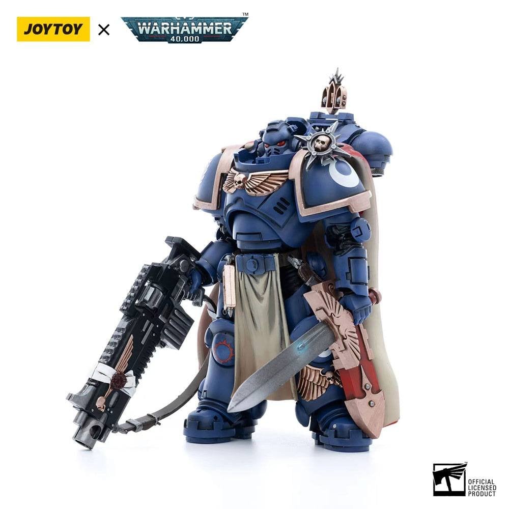 IN STOCK) JOYTOY 1/18 Scale JT2993 Warhammer 40,000 Ultramarines Primaris Captain Sidonicus