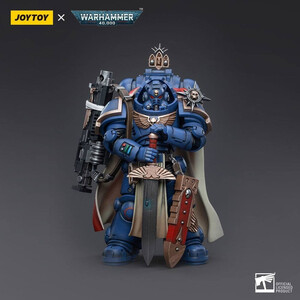 JoyToy Warhammer 40k 1/18 Scale Action Figure Ultramarines Captain with Master-Crafted Heavy Bolt Rifle 