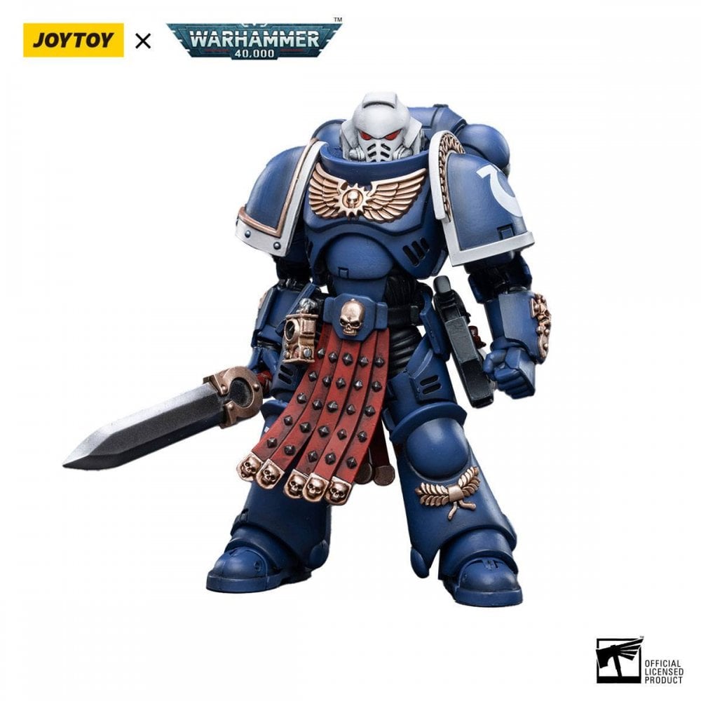 Warhammer 40k 1/18 Scale Action Figure Ultramarines Primaris Assault Veteran Intercessor 