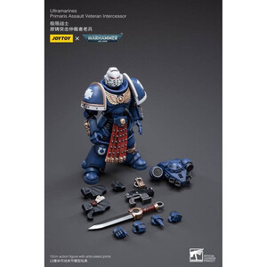 JoyToy Warhammer 40k 1/18 Scale Action Figure Ultramarines Primaris Assault Veteran Intercessor 