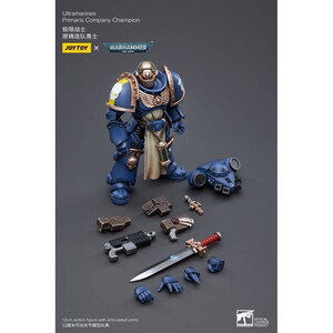 JoyToy Warhammer 40k 1/18 Scale Action Figure Ultramarines Primaris Company Champion 