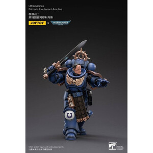 JoyToy Warhammer 40k 1/18 Scale Action Figure Ultramarines Primaris Lieutenant Amulius 
