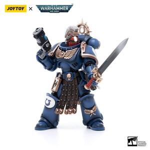 JoyToy Warhammer 40k 1/18 Scale Action Figure Ultramarines Veteran Sergeant Icastus 