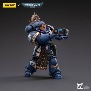 JoyToy Warhammer 40k 1/18 Scale Action Figure Ultramarines Veteran Sergeant Icastus 