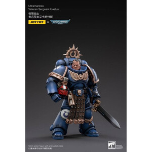 JoyToy Warhammer 40k 1/18 Scale Action Figure Ultramarines Veteran Sergeant Icastus 