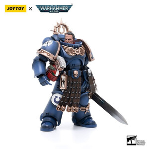 JoyToy Warhammer 40k 1/18 Scale Action Figure Ultramarines Veteran Sergeant Icastus 