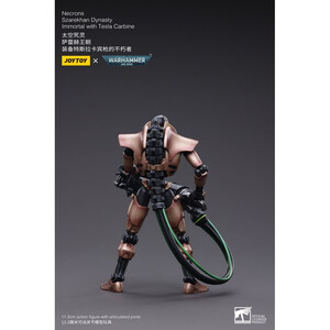 JoyToy Warhammer 40k Action Figure 2-Pack 1/18 Necrons Szarekhan Dynasty Immortal with Tesla Carbine 