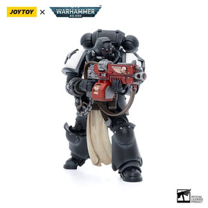 JoyToy Warhammer 40k Action Figure 4-Pack 1/18 Black Templars Army Primaris Crusader Squad 