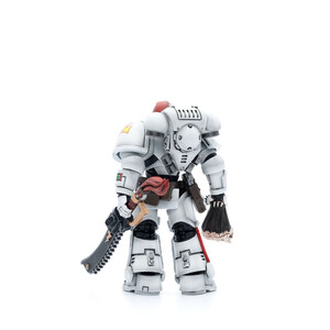 JoyToy Warhammer 40k 1/18 Scale Action Figure White Scars Assault Intercessor Sergeant Tsendbaatar 