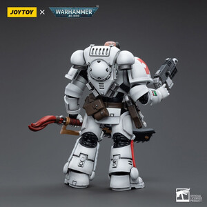 JoyToy Warhammer 40k 1/18 Scale Action Figure White Scars Assault Intercessor Sergeant Tsendbaatar 