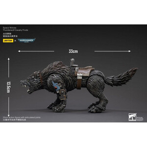 JoyToy Warhammer 40k 1/18 Scale Action Figure Space Wolves Thunderwolf Cavalry Frode 