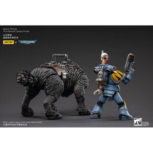 JoyToy Warhammer 40k 1/18 Scale Action Figure Space Wolves Thunderwolf Cavalry Frode 