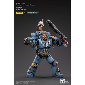 JoyToy Warhammer 40k 1/18 Scale Action Figure Space Wolves Thunderwolf Cavalry Frode 