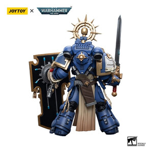 JoyToy Warhammer 40k 1/18 Scale Action Figure Ultramarines Primaris Captain with Relic Shield and Power Sword 