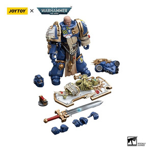 JoyToy Warhammer 40k 1/18 Scale Action Figure Ultramarines Primaris Captain with Relic Shield and Power Sword 