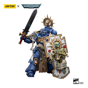 JoyToy Warhammer 40k 1/18 Scale Action Figure Ultramarines Primaris Captain with Relic Shield and Power Sword 