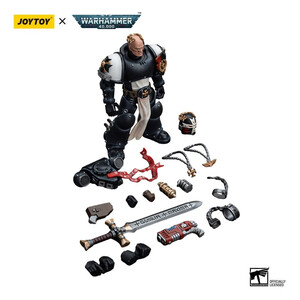 JoyToy Warhammer 40k 1/18 Scale Action Figure Black Templars Emperor's Champion Bayard's Revenge 