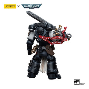 JoyToy Warhammer 40k 1/18 Scale Action Figure Black Templars Emperor's Champion Bayard's Revenge 