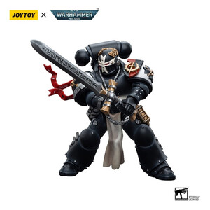 JoyToy Warhammer 40k 1/18 Scale Action Figure Black Templars Emperor's Champion Bayard's Revenge 