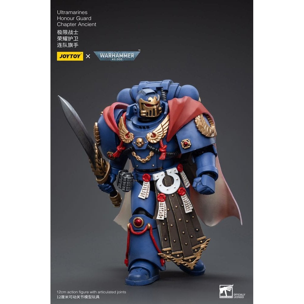 JOYTOY 1/18 Warhammer 40.000 Ultramarines Sternguard Veteran – Set Di 5 Action Figure Da Collezione, 12 Cm