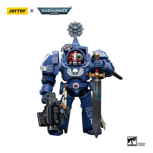 JoyToy Warhammer 40k 1/18 Scale Action Figure Ultramarines Terminators Sergeant Terconon 