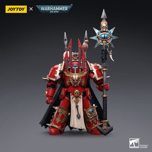 JoyToy Warhammer 40k 1/18 Scale Action Figure Chaos Space Marines Crimson Slaughter Sorcerer Lord in Terminator Armour 