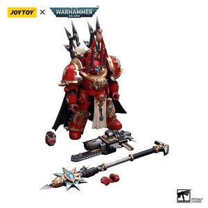 JoyToy Warhammer 40k 1/18 Scale Action Figure Chaos Space Marines Crimson Slaughter Sorcerer Lord in Terminator Armour 