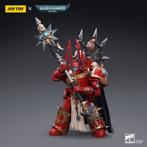 JoyToy Warhammer 40k 1/18 Scale Action Figure Chaos Space Marines Crimson Slaughter Sorcerer Lord in Terminator Armour 