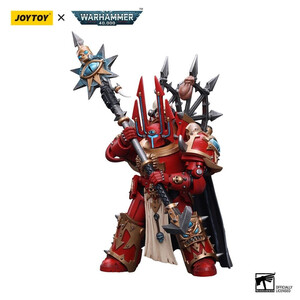 JoyToy Warhammer 40k 1/18 Scale Action Figure Chaos Space Marines Crimson Slaughter Sorcerer Lord in Terminator Armour 