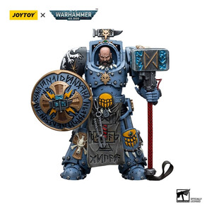 JoyToy Warhammer 40k 1/18 Scale Action Figure Space Wolves Arjac Rockfist 