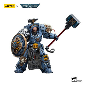 JoyToy Warhammer 40k 1/18 Scale Action Figure Space Wolves Arjac Rockfist 