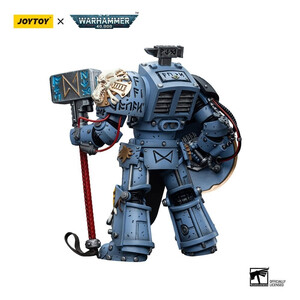 JoyToy Warhammer 40k 1/18 Scale Action Figure Space Wolves Arjac Rockfist 