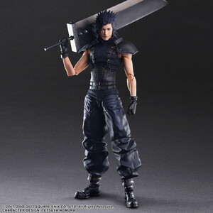 Square Enix Final Fantasy VII Crisis Core Reunion Play Arts Kai Action Figure Zack Fair Soldier 1St Class 
