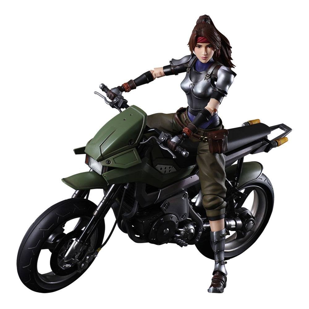 Square Enix Final Fantasy VII Remake Play Arts Kai Action Figure & Vehicle Jessie & Bike 