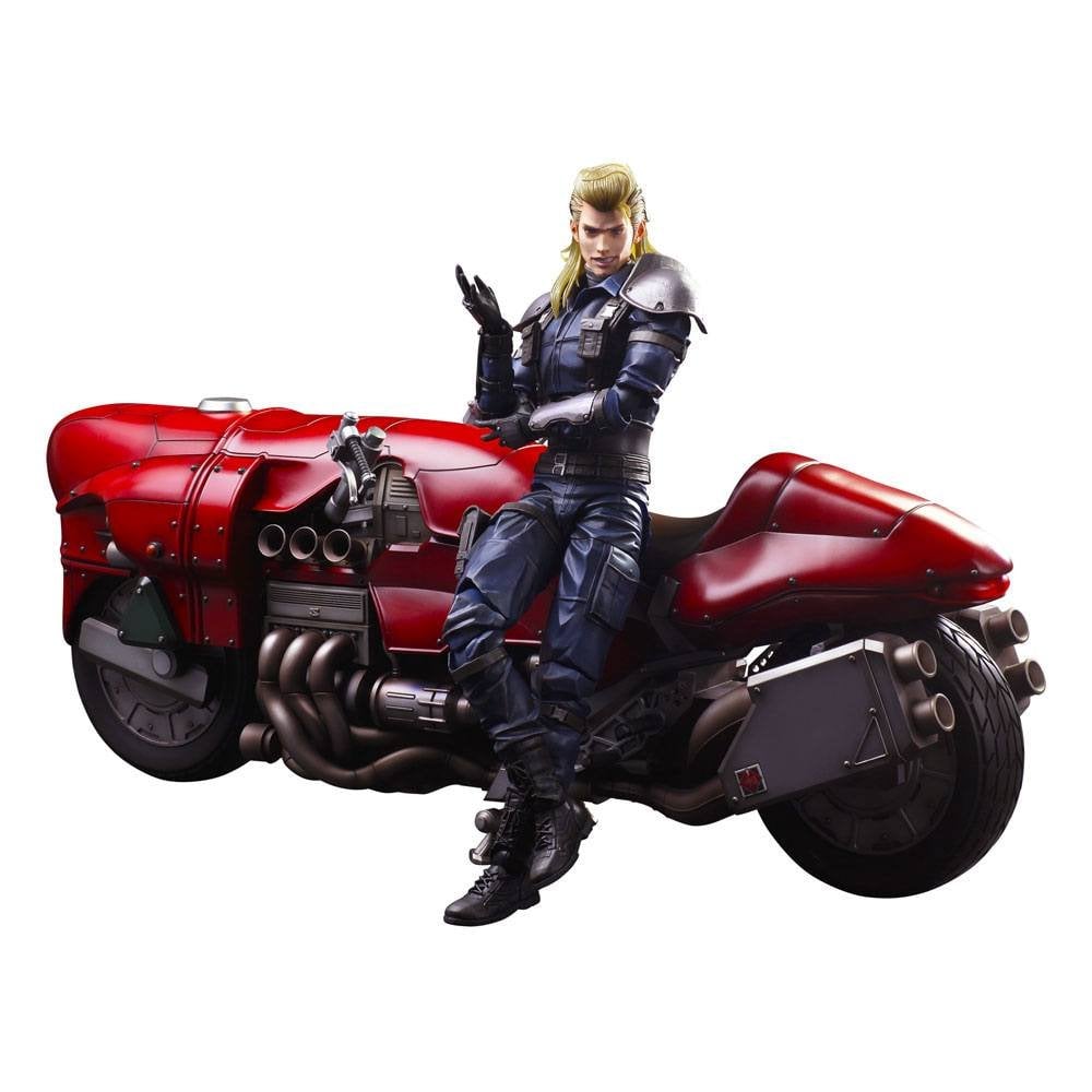 Square Enix Final Fantasy VII Remake Play Arts Kai Action Figure & Vehicle Roche & Bike 