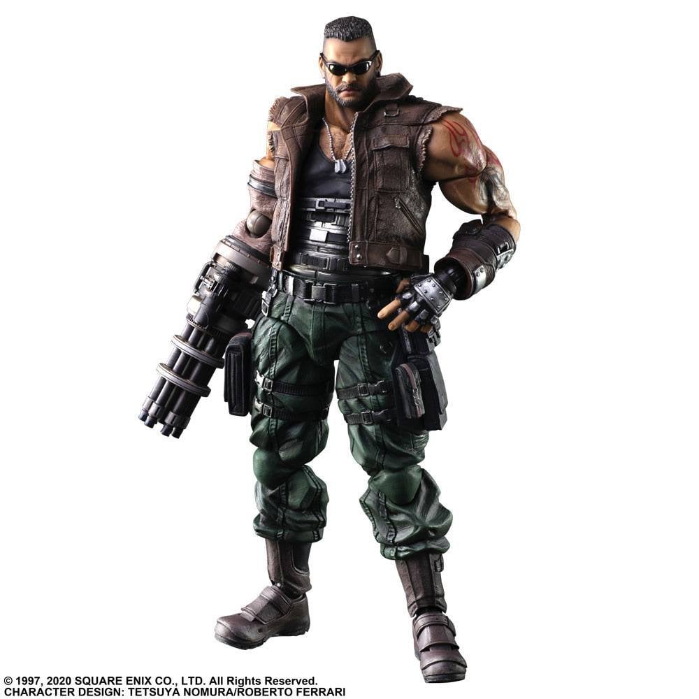 Final Fantasy VII Remake Play Arts Kai Action Figure Barret Wallace Ver. 2 